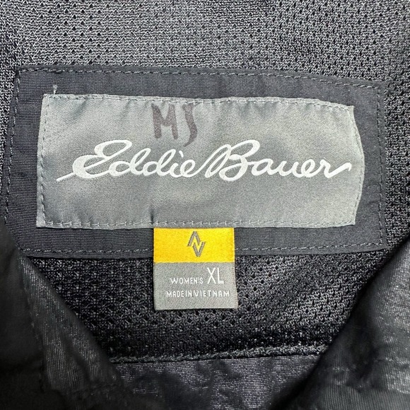 Eddie Bauer Travex Utility Vest Womens XL Black Cargo Pocket Outdoor Performance - Picture 7 of 13